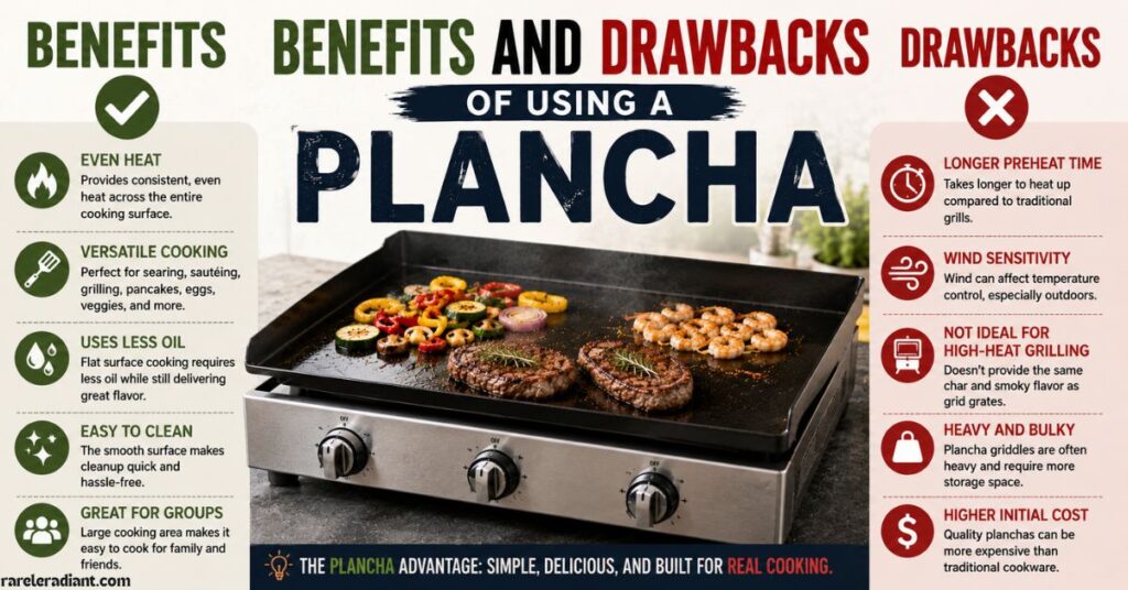 Benefits and Drawbacks of Using a Plancha
