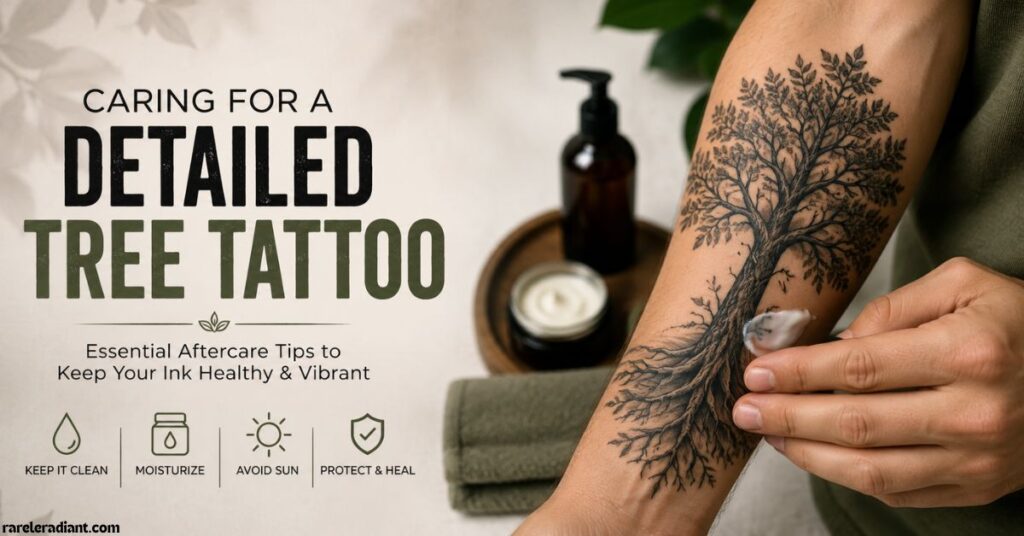 Caring for a Detailed Tree Tattoo
