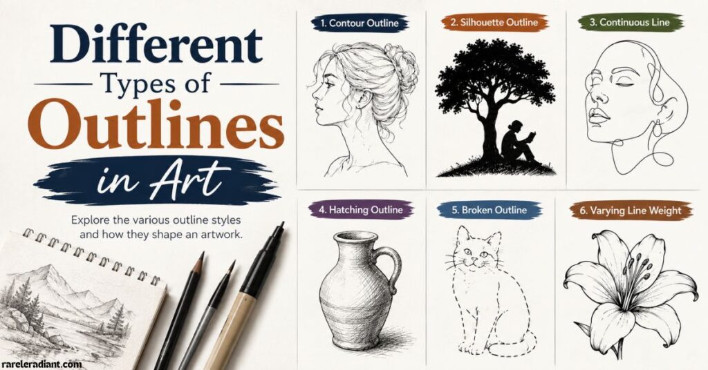 Different Types of Outlines in Art