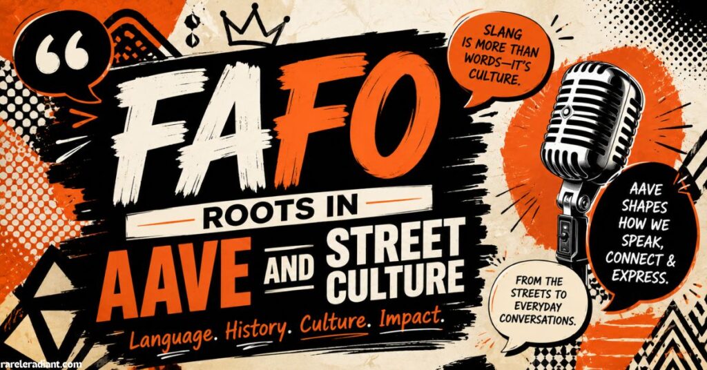 FAFO Roots in AAVE and Street Culture