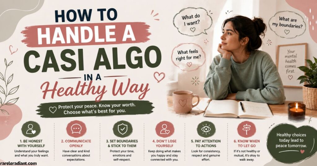 How to Handle a Casi Algo in a Healthy Way
