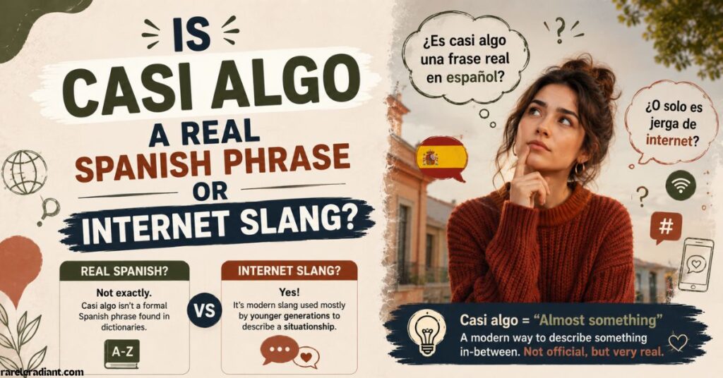 Is Casi Algo a Real Spanish Phrase or Internet Slang
