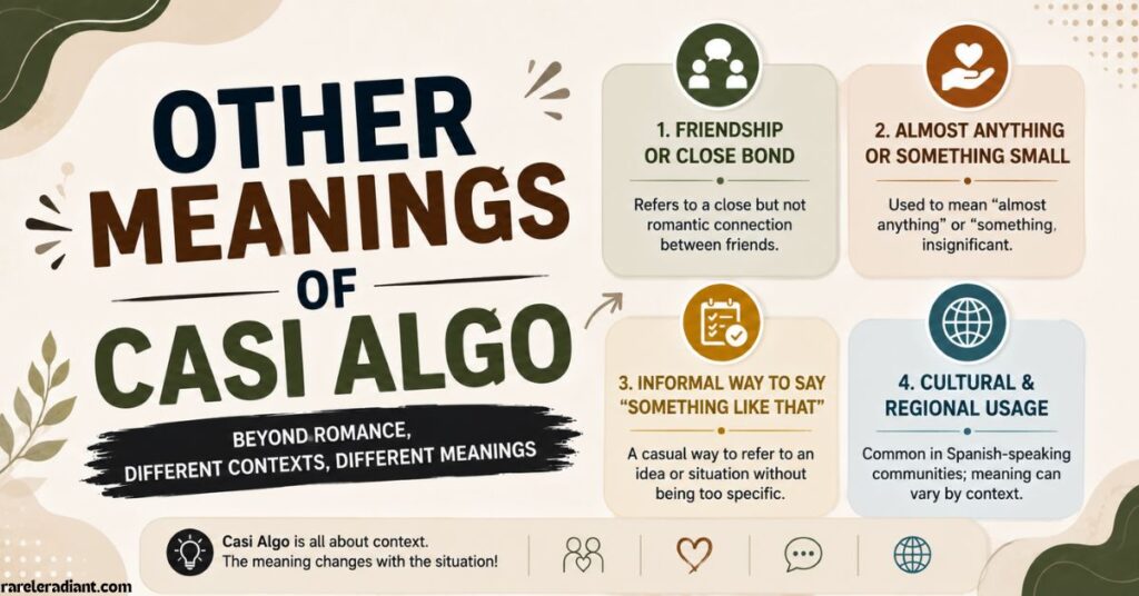 Meanings of Casi Algo