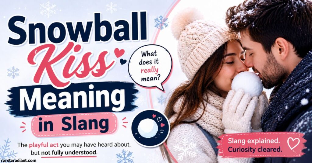 Snowball Kiss Meaning in Slang
