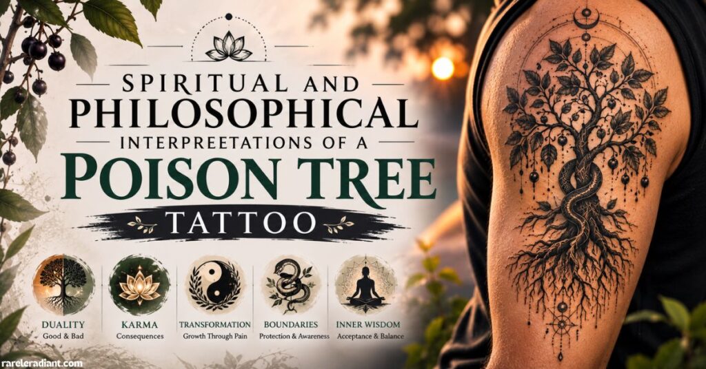Spiritual and Philosophical Interpretations of a Poison Tree Tattoo