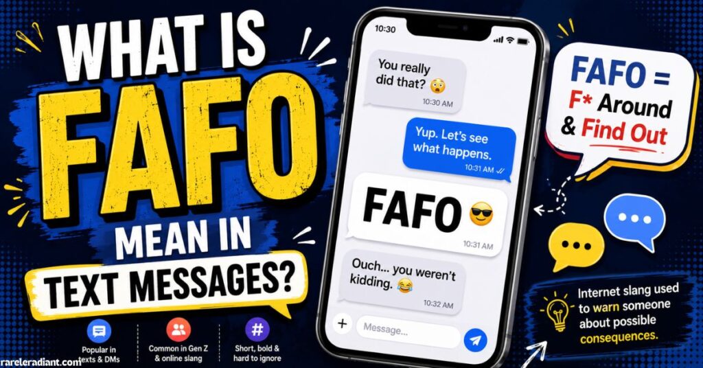 What Is FAFO Mean in Text Messages